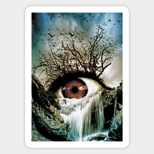 Cascade Crying Eye Sticker